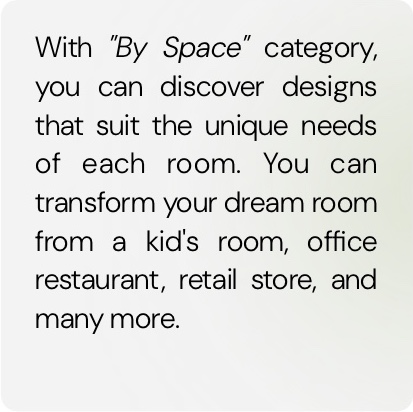 by space category that help your room find the taste